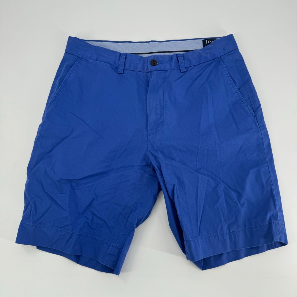 Polo by Ralph Lauren Men's Flat Front Shorts in Royal Blue